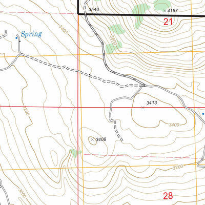 US Forest Service - Topo Cayuse Mountain, WA FSTopo Legacy digital map