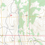 US Forest Service - Topo Cayuse Mountain, WA FSTopo Legacy digital map