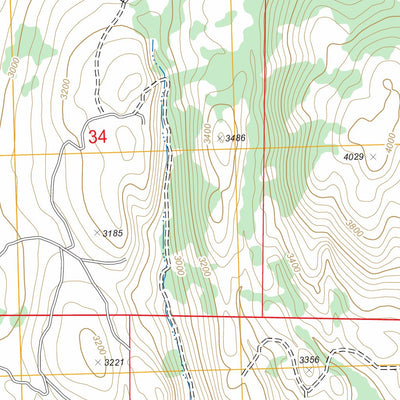 US Forest Service - Topo Cayuse Mountain, WA FSTopo Legacy digital map