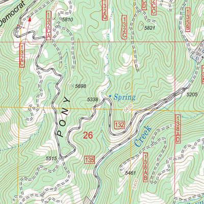 US Forest Service - Topo Cayuse Point, ID FSTopo Legacy digital map