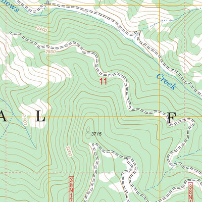 US Forest Service - Topo Cecilville, CA FSTopo Legacy digital map