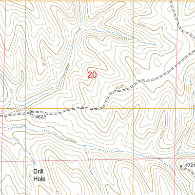 US Forest Service - Topo Cedar Draw, WY FSTopo Legacy digital map