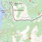 US Forest Service - Topo Cedar Flats, WA FSTopo Legacy digital map
