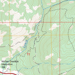US Forest Service - Topo Cedar Grove, CA FSTopo Legacy digital map