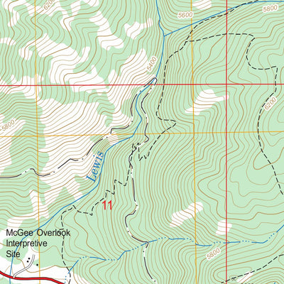 US Forest Service - Topo Cedar Grove, CA FSTopo Legacy digital map