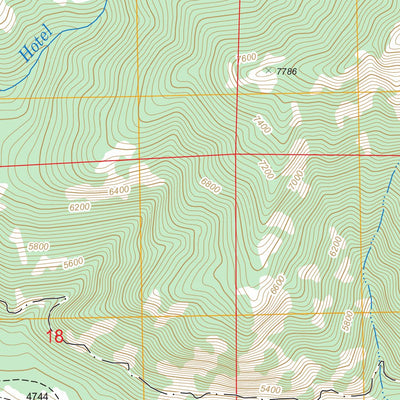 US Forest Service - Topo Cedar Grove, CA FSTopo Legacy digital map