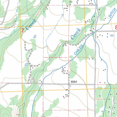 US Forest Service - Topo Cedaredge, CO FSTopo Legacy digital map