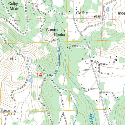 US Forest Service - Topo Cedaredge, CO FSTopo Legacy digital map