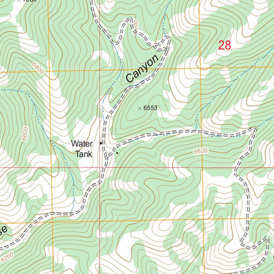 US Forest Service - Topo Cedarhill, ID FSTopo Legacy digital map