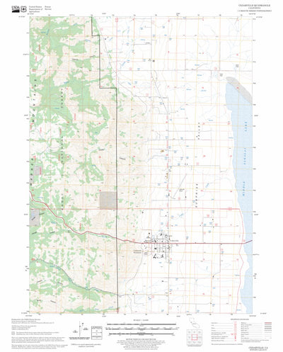 US Forest Service - Topo Cedarville, CA FSTopo Legacy digital map