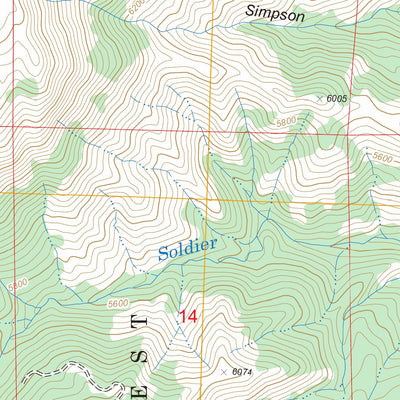 US Forest Service - Topo Cedarville, CA FSTopo Legacy digital map