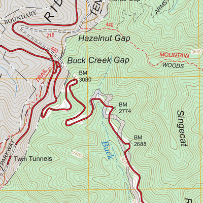 US Forest Service - Topo Celo, NC FSTopo Legacy digital map