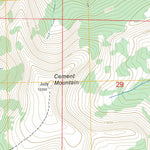 US Forest Service - Topo Cement Mountain, CO FSTopo Legacy digital map