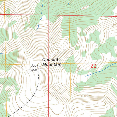 US Forest Service - Topo Cement Mountain, CO FSTopo Legacy digital map