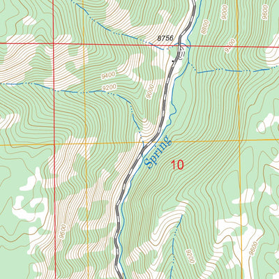 US Forest Service - Topo Cement Mountain, CO FSTopo Legacy digital map