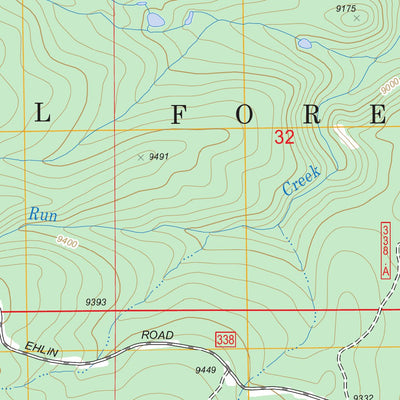 US Forest Service - Topo Centennial, WY FSTopo Legacy digital map