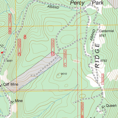 US Forest Service - Topo Centennial, WY FSTopo Legacy digital map