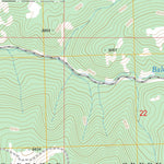 US Forest Service - Topo Center Mountain, CO FSTopo Legacy digital map