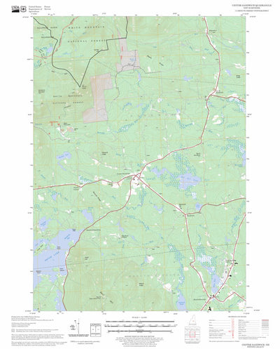 US Forest Service - Topo Center Sandwich, NH FSTopo Legacy digital map
