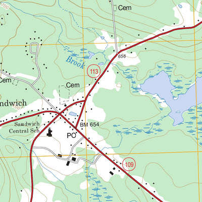 US Forest Service - Topo Center Sandwich, NH FSTopo Legacy digital map