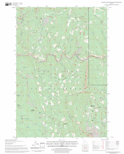 US Forest Service - Topo Center Star Mountain, ID FSTopo Legacy digital map