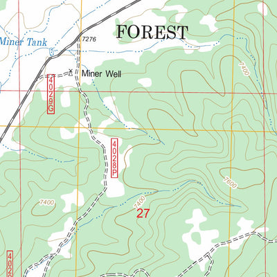 US Forest Service - Topo Centerfire Bog, NM FSTopo Legacy digital map