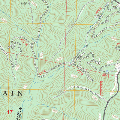 US Forest Service - Topo Centerville, MO FSTopo Legacy digital map