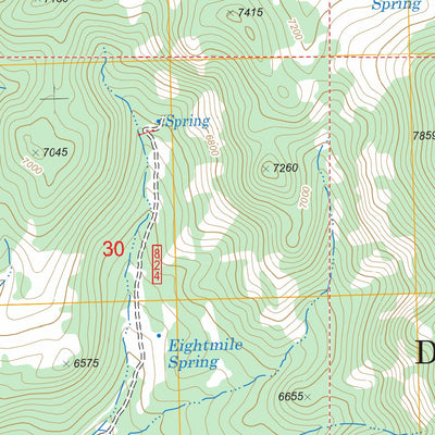 US Forest Service - Topo Central East, UT FSTopo Legacy digital map