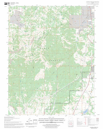 US Forest Service - Topo Central West, UT FSTopo Legacy digital map