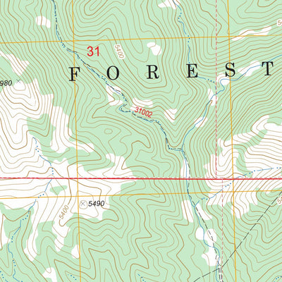 US Forest Service - Topo Central West, UT FSTopo Legacy digital map