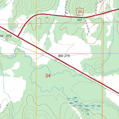 US Forest Service - Topo Centreville East, AL FSTopo Legacy digital map