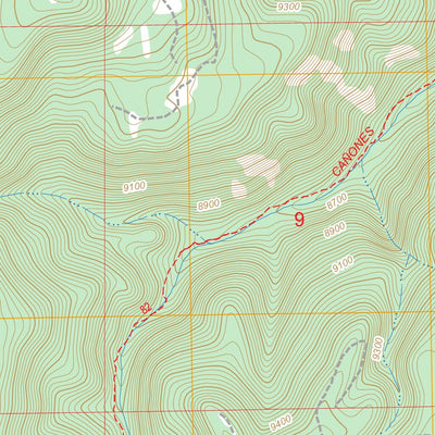 US Forest Service - Topo Cerro del Grant, NM FSTopo Legacy digital map