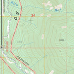 US Forest Service - Topo Cerro, NM FSTopo Legacy digital map