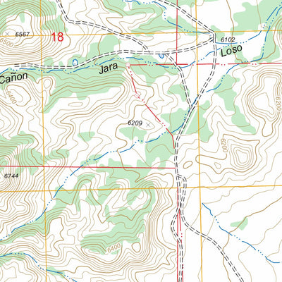 US Forest Service - Topo Cerro Tinaja, NM FSTopo Legacy digital map