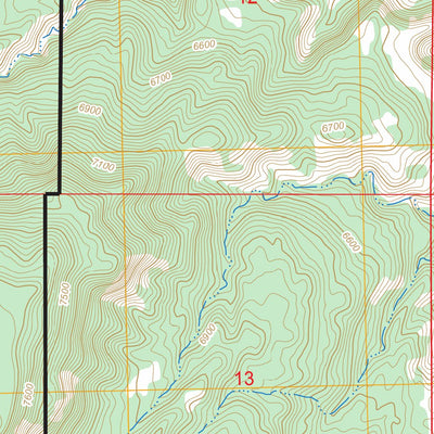 US Forest Service - Topo Cerro Tinaja, NM FSTopo Legacy digital map