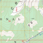 US Forest Service - Topo Cerro Vista, NM FSTopo Legacy digital map