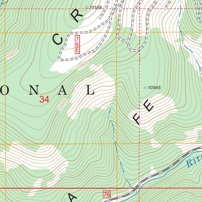 US Forest Service - Topo Cerro Vista, NM FSTopo Legacy digital map
