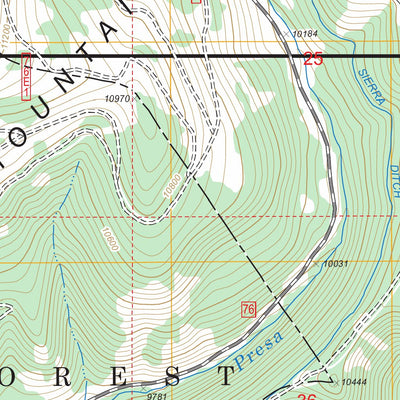 US Forest Service - Topo Cerro Vista, NM FSTopo Legacy digital map