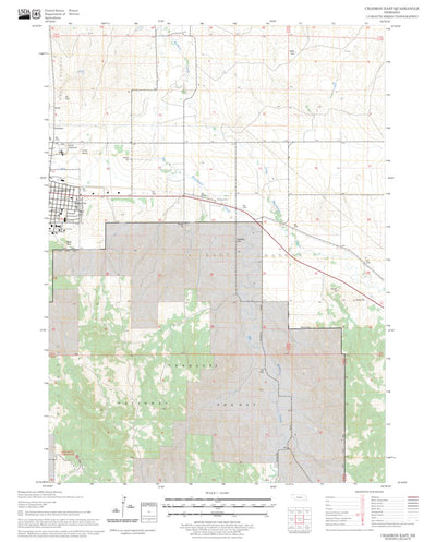 US Forest Service - Topo Chadron East, NE FSTopo Legacy digital map