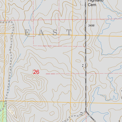 US Forest Service - Topo Chadron East, NE FSTopo Legacy digital map