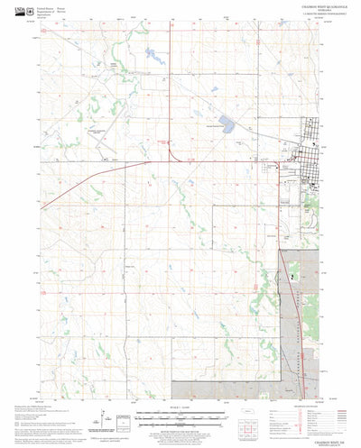 US Forest Service - Topo Chadron West, NE FSTopo Legacy digital map