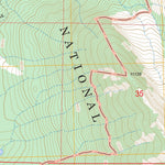 US Forest Service - Topo Chair Mountain, CO FSTopo Legacy digital map
