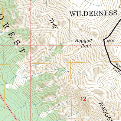 US Forest Service - Topo Chair Mountain, CO FSTopo Legacy digital map
