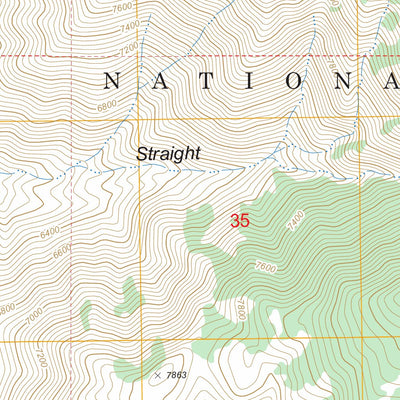 US Forest Service - Topo Chalfant Valley, CA FSTopo Legacy digital map