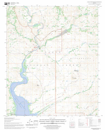 US Forest Service - Topo Chalk Mountain, AZ FSTopo Legacy digital map