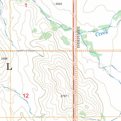 US Forest Service - Topo Chalk Mountain, AZ FSTopo Legacy digital map