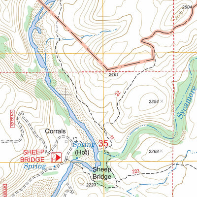 US Forest Service - Topo Chalk Mountain, AZ FSTopo Legacy digital map