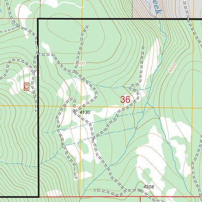 US Forest Service - Topo Chalk Mountain, CA FSTopo Legacy digital map
