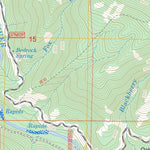 US Forest Service - Topo Chalk Mountain, CA FSTopo Legacy digital map