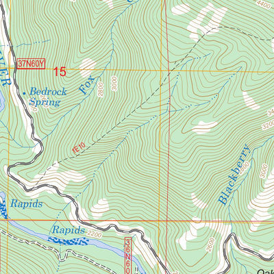 US Forest Service - Topo Chalk Mountain, CA FSTopo Legacy digital map